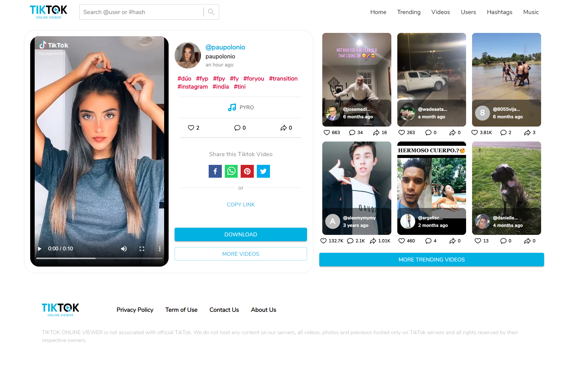 Tiktok online viewer