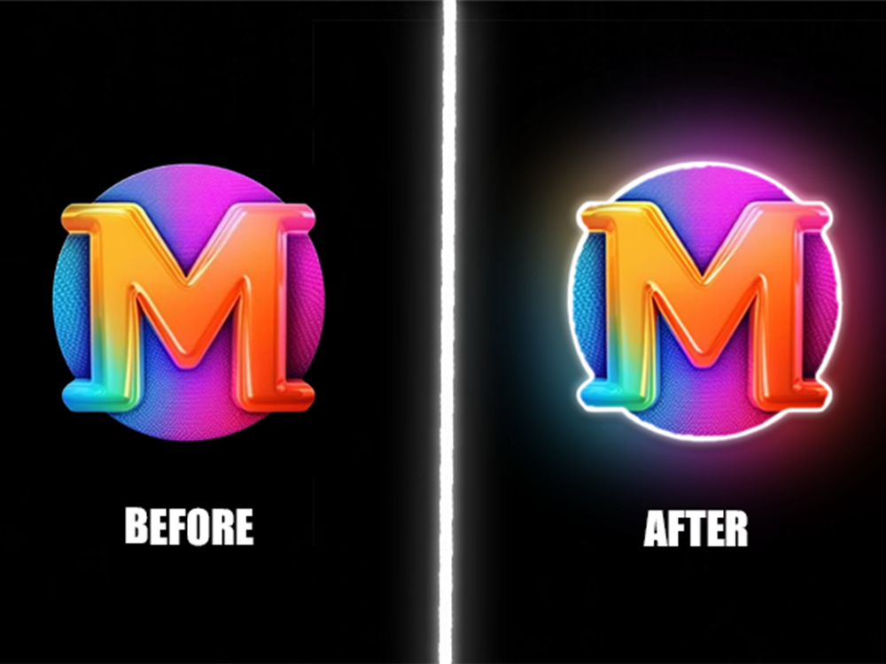 I Will Transform Your Basic Logo into Radiant Design by Hutz Editz