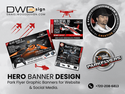 Hero Banner Graphic Design for Hobby Park Flyers RC