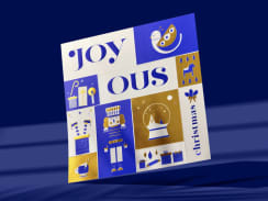 Joyous Christmas Greeting Card 🎄