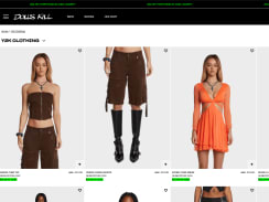 Redesign of Dolls Kill E-commerce Website