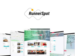 RunnerSpot - UI/UX Design and Web Development for Running