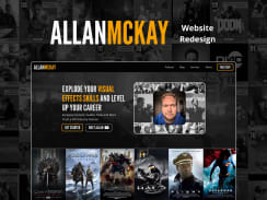 Website Redesign for VFX Legend Allan McKay (Coming Soon)