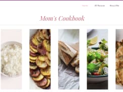 Mom's Cookbook Website