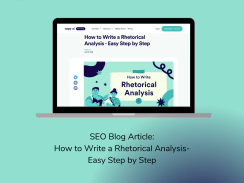 SEO blog article: How to Write a Rhetorical Analysis— Copy.ai 🖊