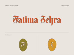 Brand Development for Fatima Zehra