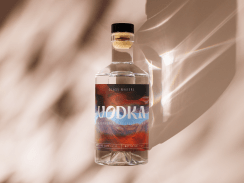 Raspberry Lemonade Vodka Bottle