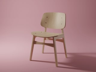Chair 3D Modelling with Blender Course Results