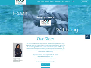 Noor Corporate Health Website :: Behance