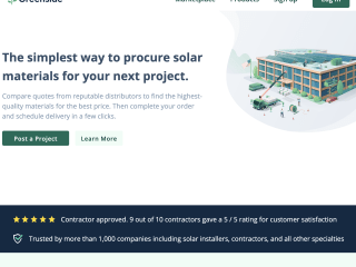 Greenside Energy's Landing Page