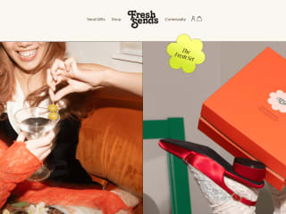 Fresh Send gifting - Shopify Website design & development