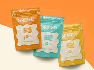 Grated Vegan Cheese Brand Identity & Logo Design
