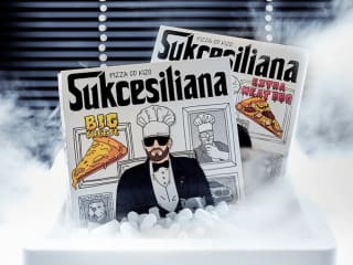 Brand Identity for "Sukcesiliana" (pizza brand)