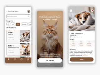 Pet Adoption App Design