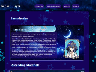 Interactive Website about Layla