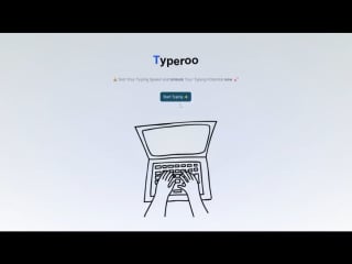 Typeroo - A typing test application