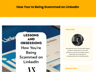 How You’re Being Scammed on LinkedIn - Lessons and Obsessions