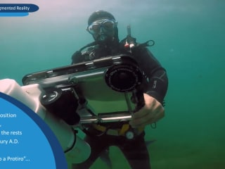 Underwater AR in Baiae, Italy
