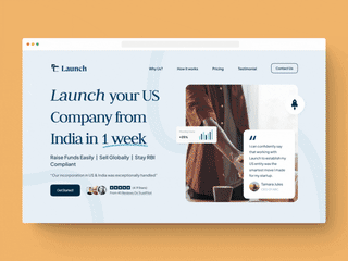 Launch Website: Design