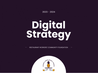 Digital strategy for a Non-Profit Organization 👨‍🍳 