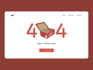 404 error page for sport shop