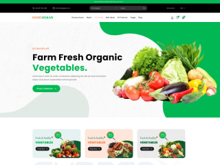Grocery eCommerce Website Design for Shopify