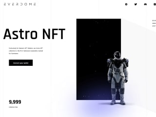 Framer Development for astronft.everdome.io web3