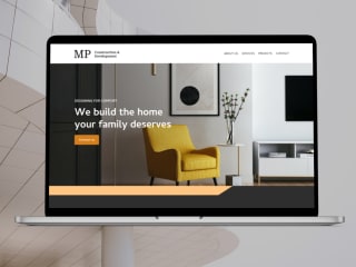 Web Design for MP Construction and Development