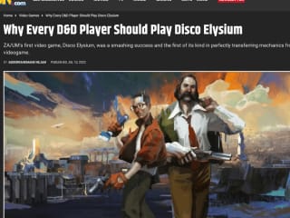 Why Every D&D Player Should Play Disco Elysium
