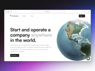 Commenda's Website: Framer Design & Development