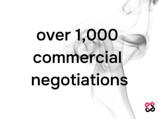 Over 1,000 Commercial Negotiations