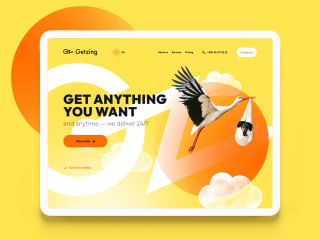 Getzing Landing Page — Design & Development