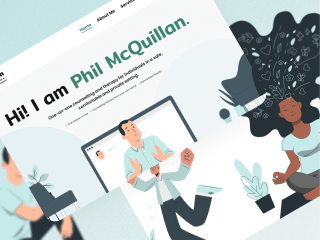🪴 Phil McQuillan - Counselling  (UI/UX & Branding)