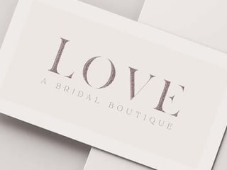 Love, a Bridal Boutique rebrand 