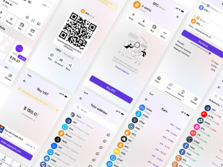 Crypto Wallet UI UX Design | iOS Crypto wallet app