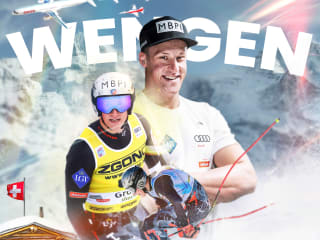 Ski Athlete Poster Design
