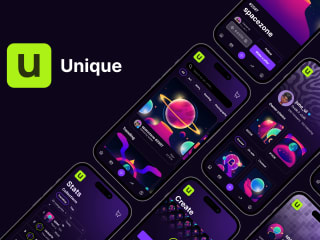 [UI/UX/Brand] 🌠 Unique Mobile App 