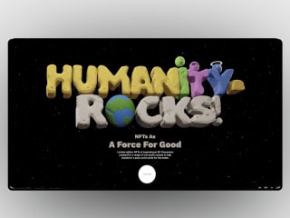Humanity Rocks NFT Landing 