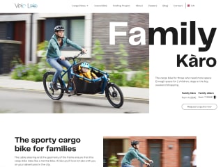 Sporty cargo bike for families | Velo Lab