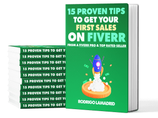 📗 Ebook: 15 Proven Tips To Get Your First Sales On Fiverr