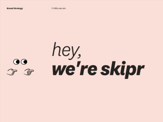 Skipr | Brand Strategy & Voice