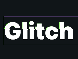 Framer Glitch Effect