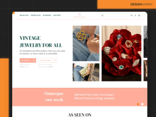 Omneque - Luxury Jewelry Website Design