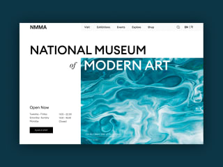 UI/UX Design - Art Museum Website