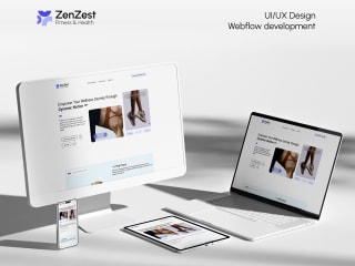 ZenZest - UX/UI Design and Webflow development