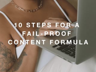 10 Steps for a Fail-Proof Content Formula
