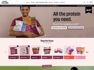 E-commerce website for food brand