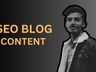 I will write seo blog posts and article as your content writer