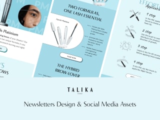 Email Designs for Talika Paris Cosmetics