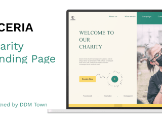 LICERIA - Charity Landing Page